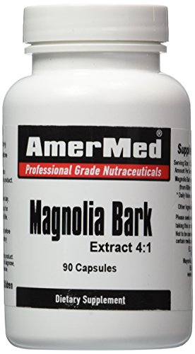 Magnolia Bark Extract 4:1 90 Capsules 2400milligram by AmerMed