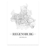 JUNIWORDS Stadtposter - Wähle Deine Stadt - Regensburg - 