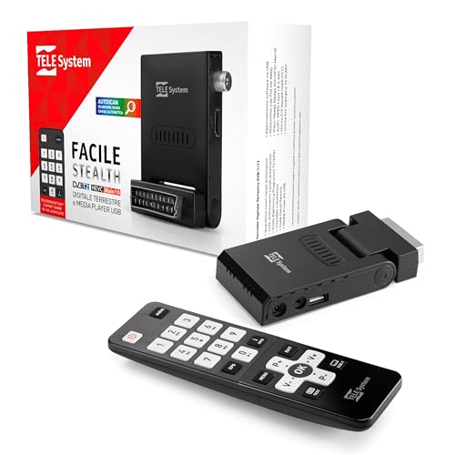 Décodeur numérique terrestre TNT HD avec lecteur USB et connexion HDMI