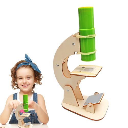 Microscopio para niños pequeños, microscopio educativo para niños - Microscopio educativo con múltiples aumentos,Aprendizaje temprano cerebro Teaser Puzzle para la escuela de kindergarten