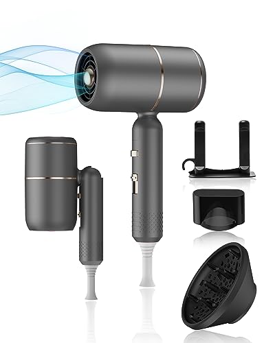 2000W Travel Hairdryer, Foldable Hair Dryer,...