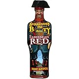 Surrender Premium Caribbean Red Habanero Hot Sauce – 5.6 oz – Try if you dare! – Perfect Gourmet Gift for the Hot Sauce Fan