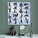 Pose Kamasutra Instruction Poster Sex Guide Workout Wall Art Completely Illustrated Posters Canvas Wall Art Posters For Room Aesthetic And Decor 5 Pictures For Living Room Bedroom Decor 12x12inch(30x3