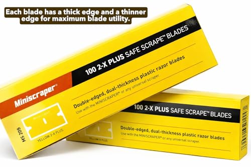 Image of 3 Pack (100pcs) 2X-Plus Double Edged Plastic Razor
