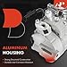 A-Premium Air Conditioner AC Compressor with Clutch Compatible with Mercedes-Benz ML350 2011-2015, GL350 2012-2015, 350d 2015-2018, 7-Groove Pulley, 6SBU16C Compressor, 4 Pin