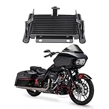 Kiawnia Motorcycle Radiator Oil Cooler Kit for 2017-2025 Harley Touring Electra Glide Street Glide Road Glide Road King