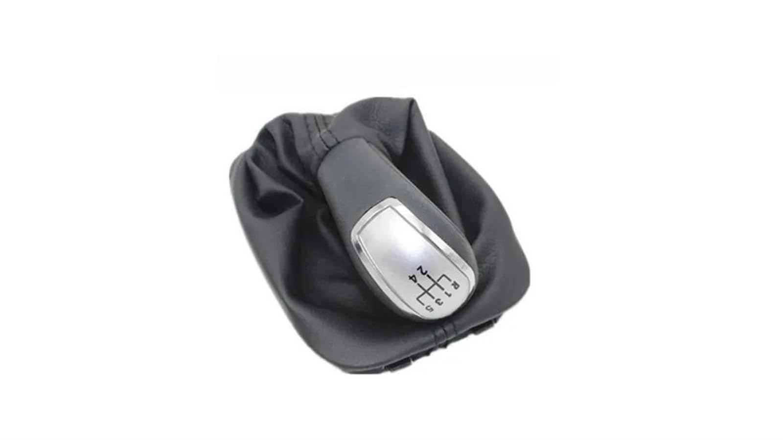Poanbcgy Sliver 5 Speed For Skoda Fabia Mk1 2000-2008 Car Accessories 5 Speed Car Gear Shift Knob Lever With Pu Leather Boot Replacement Parts(Sliver 5 Speed)