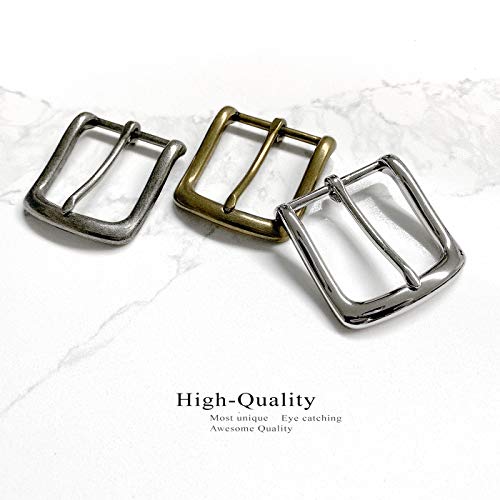 Simple Metal Buckle Single Prong Square Belt Buckle Width 1 1/2" (38 Mm) (Brass) #TOP6