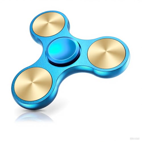 ATESSON Fidget Spinner Toy, 4 to 10 min Spins, Ultra Durable Stainless Steel, Bearing High Speed Precision Metal Material Hand Spinner