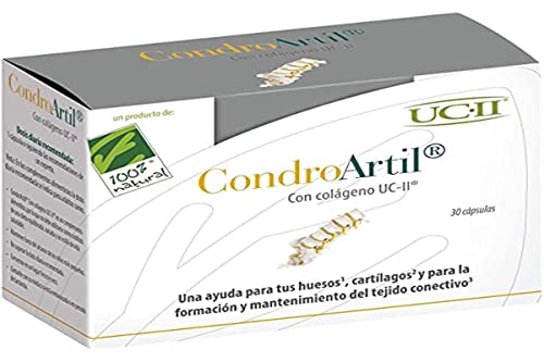 100% Natural Condroartil Colágeno Complemento Alimenticio 30 Capsulas