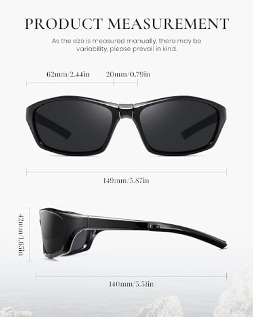 Polarized Sunglasses Men Fishing Folding Glasses UV400 Protection Wraparound Sports Sunglasses Foldable 1137