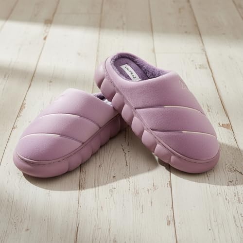 Image of VRITRAZ Women's Comfort Slip On Closed Toe Warm Winter House Clog Indoor Slipper