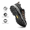 NORTIV 8 Men's Waterproof Hiking Shoes Leather Low-Top Hiking Shoes for Outdoor Trailing Trekking Camping Walking #2