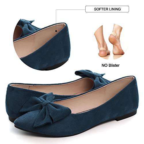 Image of Dear Time Women's Ballet Flats Dress Ballet Shoes Slip on for Office Work Comfortable Shoes