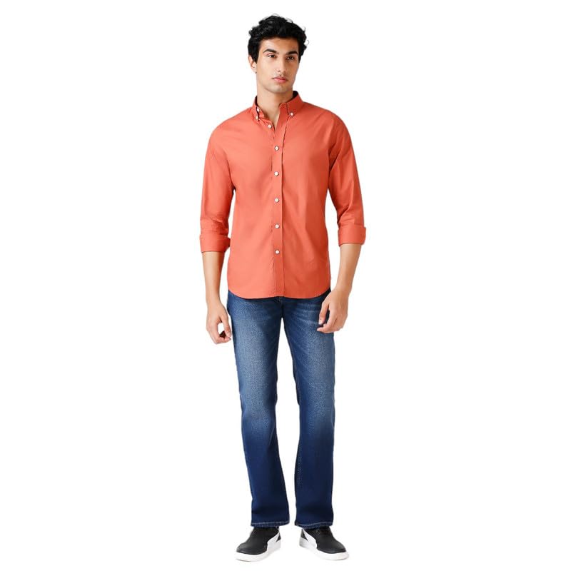Image of MARK & ALBERT Men's Cotton Formal Shirt
