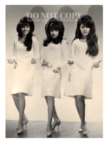 Fotografía de The Ronettes de 1966, póster artístico de Ronnie Spector en vivo de 11x15.