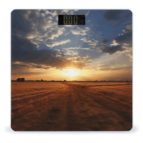 Báscula digital de baño Field Sunrise vidrio templado 26x26 cm miniatura 1