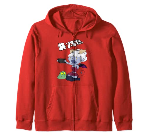 Gamer Rage Velossa & Ooze (Minion's Quest) Succubus Zip Hoodie