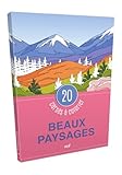  Beaux paysages - 20 cartes à colorier