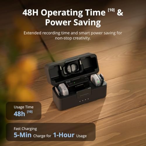 Image of DJI Mic 3 (1 TX + 1 RX + Charging Case), Wireless Lavalier Microphone with Noise Cancellation for Camera, iPhone & Android, Compact Mic for Vlogging & Content Creation