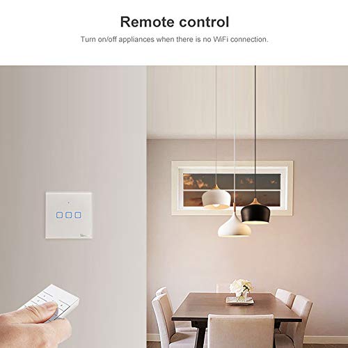 SONOFF RM433 Controle Remoto sem Base 8 Chaves Multiuso Custom 433 MHz RF Substituição da Chave de C