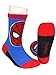 Marvel Super Hero Adventures Spider-Man Baby-Boys, Boys Socks with Grippers, 6 pack, Red/Blue, 4-5T
