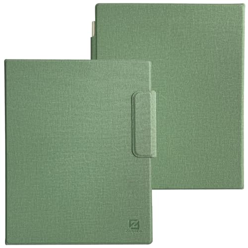 ZhaoCo Hülle für Remarkable 2 Paper Tablet 10.3' 2020, Schlanke Leichte Schutzhülle Buch Folio Schutzständer Ledertasche mit Stifthalter - Grün
