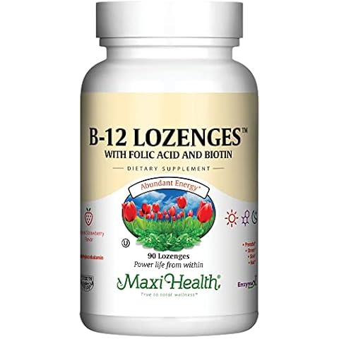 Maxi Health Vitamin B12 Lozenges Cover