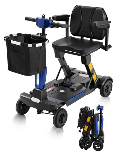 Ecomobi MS02-F 15-30 Mile Foldable Electric Mobility Scooter