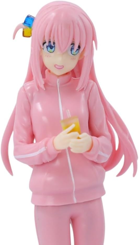 Bocchi The Rock ! Gotoh Hitori Action Figure | Hitori Gotoh Standing Figure 18cm for Home, Desk, and Table Decor | Gift for Friends, Family and Anime Fans (Gotoh Hitori)