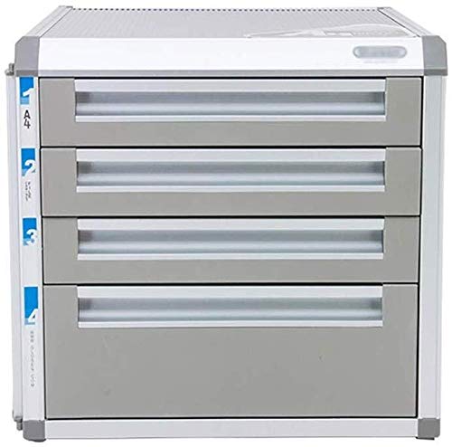 Preisvergleich Produktbild Schreibtischlampe Aktenschrank Starke Kollision Widerstand vertrauliche Speicherung Organisations Benötigt Sperre Desktop-Office Small White Label - 31.5x35.2x29.6cm