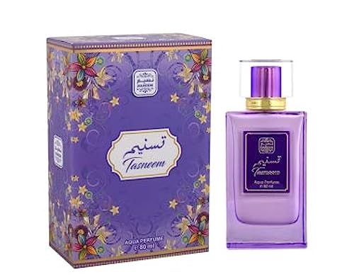 Image of NASEEM Tasneem Aqua Perfume 80ml - Eau De Parfum Spray for Men & Women - Fresh and Long-Lasting Scent - Perfect Unisex Fragrance with Citrus & Woody Notes for Daily and Special Occasions