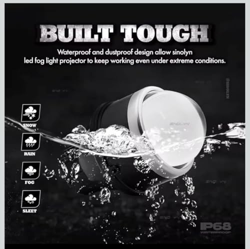 Image of 3-inch IPHPro 3 colour projector with high low beam White Yellow White+Yellow 3000K 4800K 6000K super bright output for car bumpers (Style-1) (style 6)