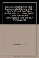 Fundamentals of Nursing Vol 1 + Fundamentals of Nursing Vol 2 + Taber's, 20th ed, Davis's Drug Guide for Nurses, 11th ed, Davis's Comp. Handbook of Lab/Diagnostic Tests, 2nd ed, + RNotes, 2nd ed 0803619901 Book Cover