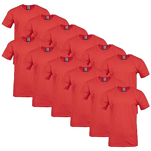 Image of Gildan Adult Softstyle Cotton T-Shirt, Style G64000, Multipack