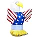 Holidayana 4th of July 8 ft Bald Eagle Inflatable - Fourth of July Inflatable Outdoor Decoration, Independence Day Inflatable USA Flag Eagle Yard Decor, Bright Lights, Built-in Fan, Included Stakes