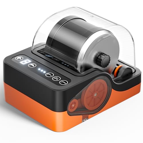 Jofuni Machine professionnelle à faible bruit - Kit de polissage de pierre avec isolation phonique - Pour enfants, adultes et collectionneurs de pierres - Moteur à 3 vitesses et minuterie de 9 jours