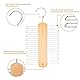 Amazon Basics Holz-Krawatten- und Gürtelhalter mit 20 Stangen, 2 Stück, 1er-Pack, Doppelpack, Natur