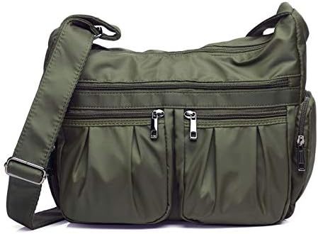 VOLGANIK ROCK Crossbody Purses for Women Shoulder Handbags Waterproof Nylon Travel Bag Pocketbooks