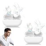 Sol Waterproof Earbuds, Shower Pods, Bone Conduction, Noise Canceling Sports Bluetooth 5.3 Ear Clip Earphones