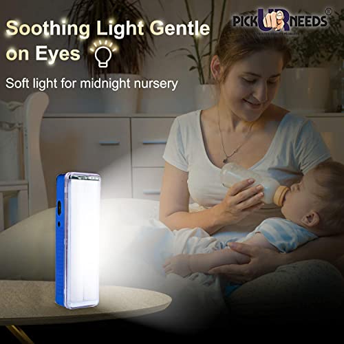 Image of Pick Ur Needs Rechargeable Home Emergency Lantern 60 SMD Tube Floor Lamp Light (Blue)