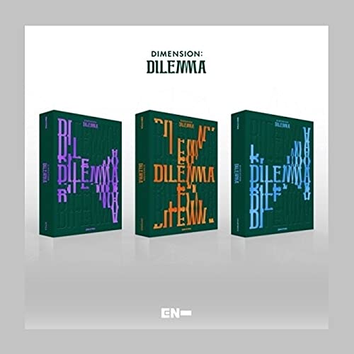 ENHYPEN Dimension  Dilemma 1st Album SCYLLA Ver 1p Folding Poster On Pack+PhotoBook+Lyric Book+1p PhotoCard+1p Hologram PhotoCard+1p