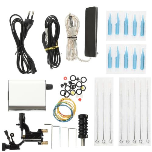 COHEALI Motor Resistente Aleación de Aluminio y Acero Inoxidable para Tatuar Kit Portátil y Motor Rotativo Ligero para Máquina de Dibujo Corporal para Principiantes