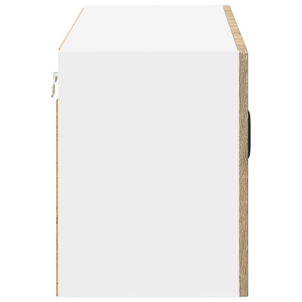 Küchenschrank Sonoma-Eiche 80 x 31 x 40 cm Holzwerkstoff mit praktischer Aufbewahrung und modernem Design für Eiche Küchenzubehör und stilvolle Kücheneinrichtung