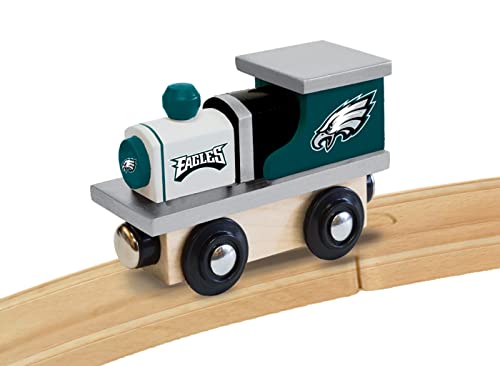 Image of MasterPieces NFL Philadelphia Eagles Real Wood Toy Train, For Ages 3+