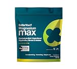 BetterYou Magnesium Glycinate, Citrate & Malate Supplement | Magnesium Max Powder - Lemon & Lime Flavoured, 3-in-1 Powder 375mg Elemental Magnesium, Fast Absorbing, Fast Acting & Easy to Use Drink