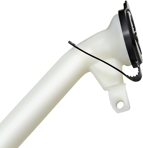 Miniatura 4 de DNA Motoring OEM-WT-NI1288124 Depósito de líquido para limpiaparabrisas estilo fábrica con tubo de tapa y bomba compatible con 07-11 Versa Sedan