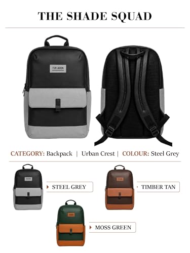 Image of FUR JADEN Anti Theft Number Lock Backpack Bag with 15.6 Inch Laptop Compartment, USB Charging Port & Organizer Pocket for Men Women Boys Girls