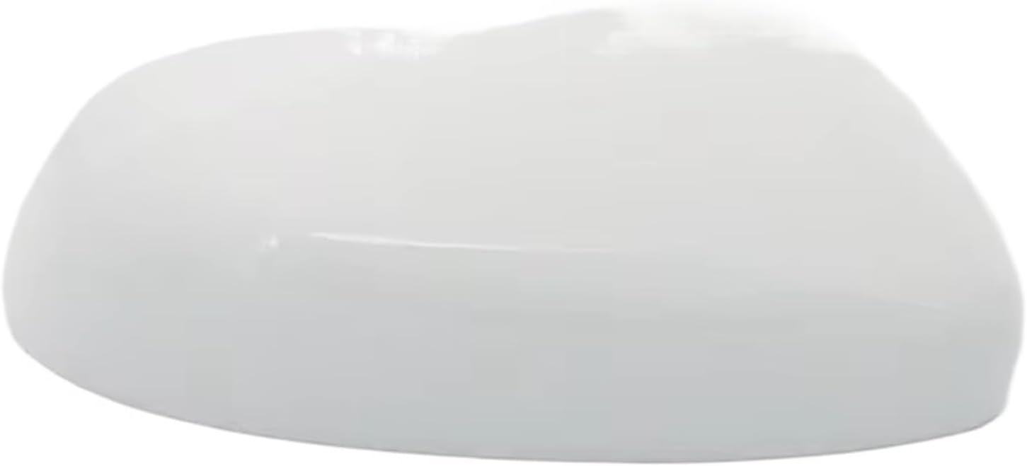 Rearview Wing Mirror Cover for Mg for Zs 2017-2020 Car Rearview Mirrors Cover Reverse Mirror Shell Case Housing (1pcs white left)