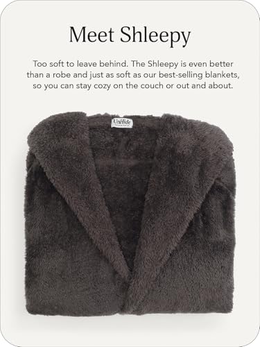 Image of UnHide Shleepy Faux Fur Robe | Lightweight, Soft Wearable Blanket, Polyester Faux Fur, Machine Washable